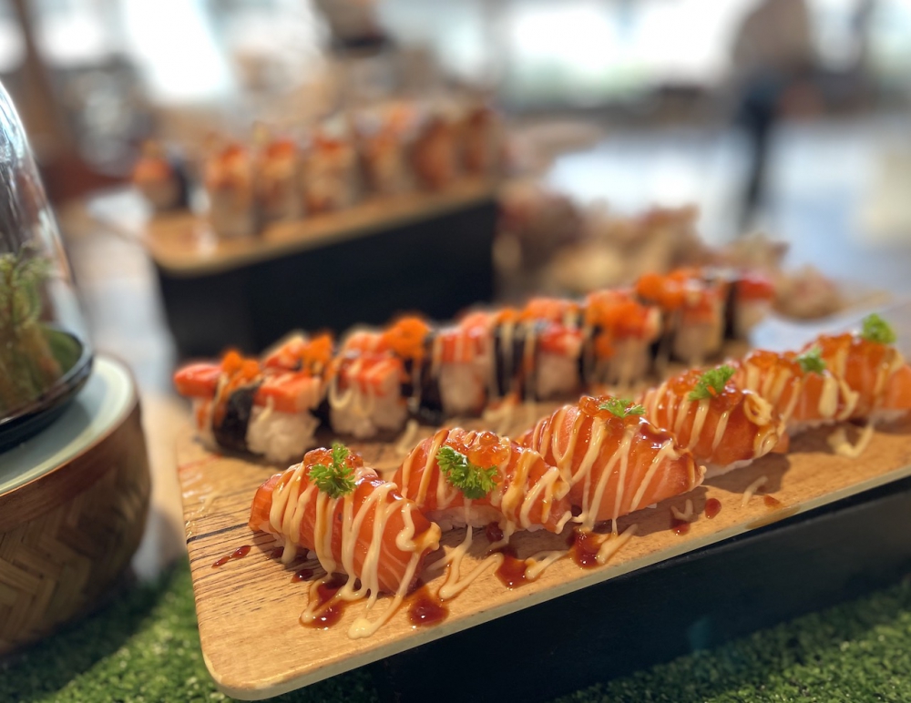 sushi at Hilton Pattaya