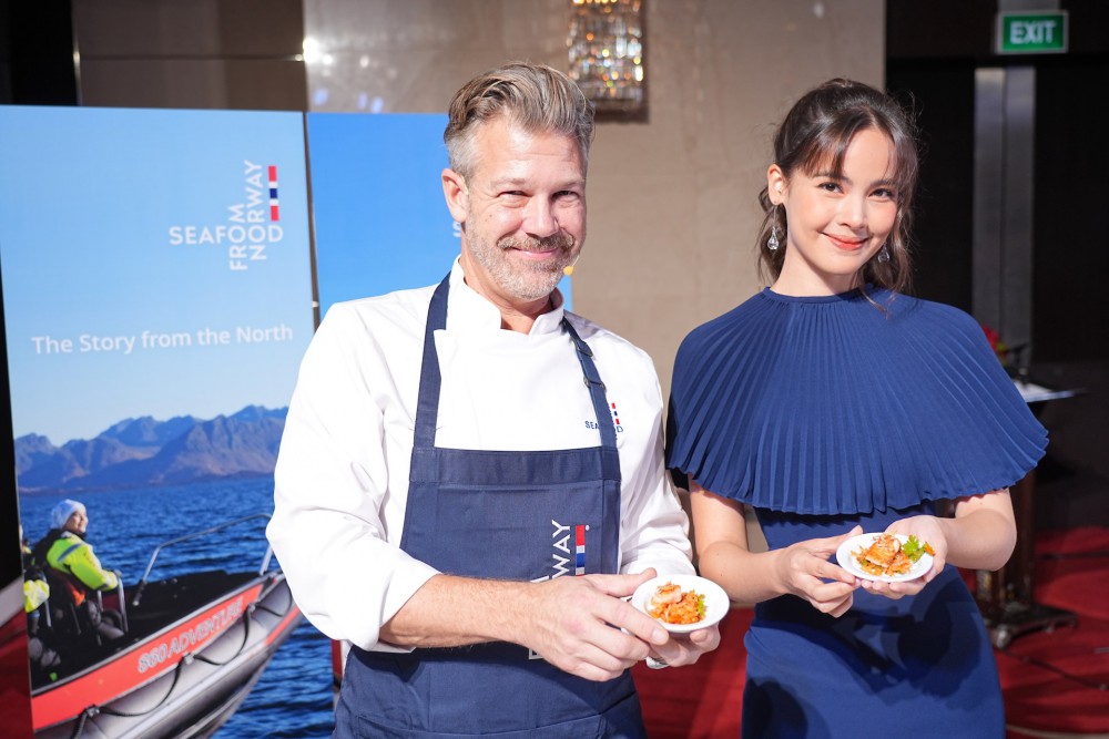 Thai-Norwegian actress Yaya Urassaya promotes seafood from Norway  via “The Story from the North” Campaign