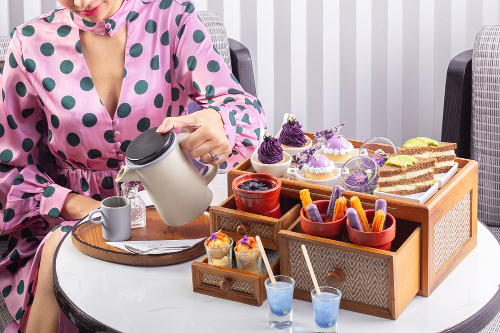 Summer Purple Afternoon Tea ชุดน้ำชายามบ่ายสีม่วง ความพิเศษช่วงฤดูร้อน