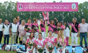 Queen’s Cup Pink Polo 2023 การแข่งขันขี่ม้าโปโลหญิงการกุศล หารายได้มอบให้โครงการมะเร็งเต้านม