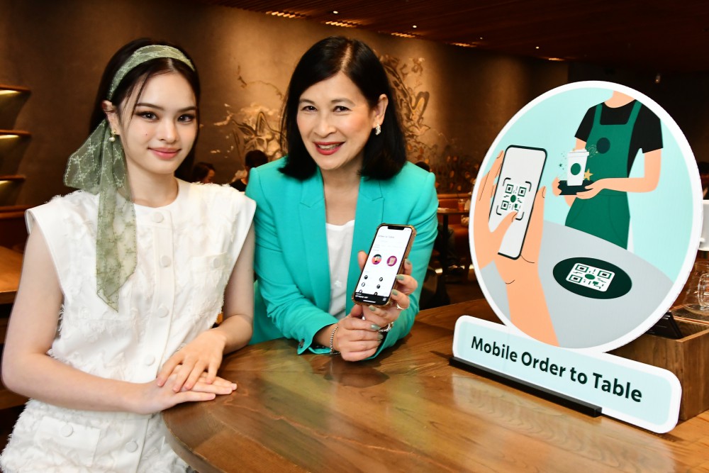 รื่นรมย์กับเมนูโปรดผ่านฟีเจอร์ Mobile Order to Table บนแอปฯ Starbucks® TH สั่งผ่านแอปพร้อมเสิร์ฟที่โต๊ะ