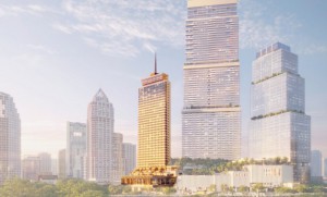 Dusit Thani Bangkok's Iconic Golden Spire Rises Again: Topping Off Marks Milestone in Renovation Journey