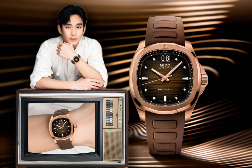 MIDO เปิดตัวเรือนเวลาดีไซน์ล่าสุด Multifort TV Big Date Rose Gold PVD