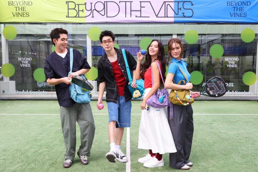 ไป๊ป-นิว-เอมี่-บอนนี่ เสิร์ฟความสนุกผ่านกิจกรรม Beyond The Vines Padel Day Out : A BTV Social