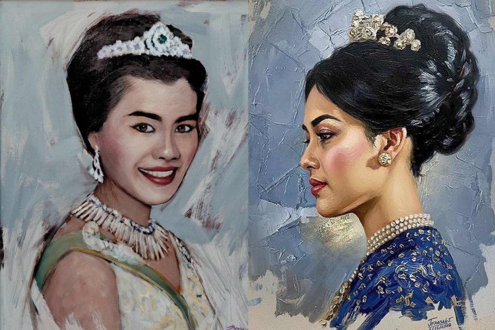 น้อมศิระกราน ด้วยรักและภักดี ผ่านพลังศิลป์ 93 ภาพ แด่สมเด็จพระบรมราชชนนีพันปีหลวง