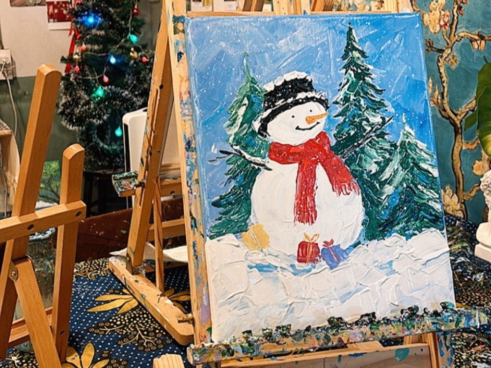 วางโทรศัพท์...แล้วมาจับพู่กัน แต่งแต้มสีสันช่วงเทศกาลแห่งความสุขในบรรยากาศสุดผ่อนคลาย @Metro Loung