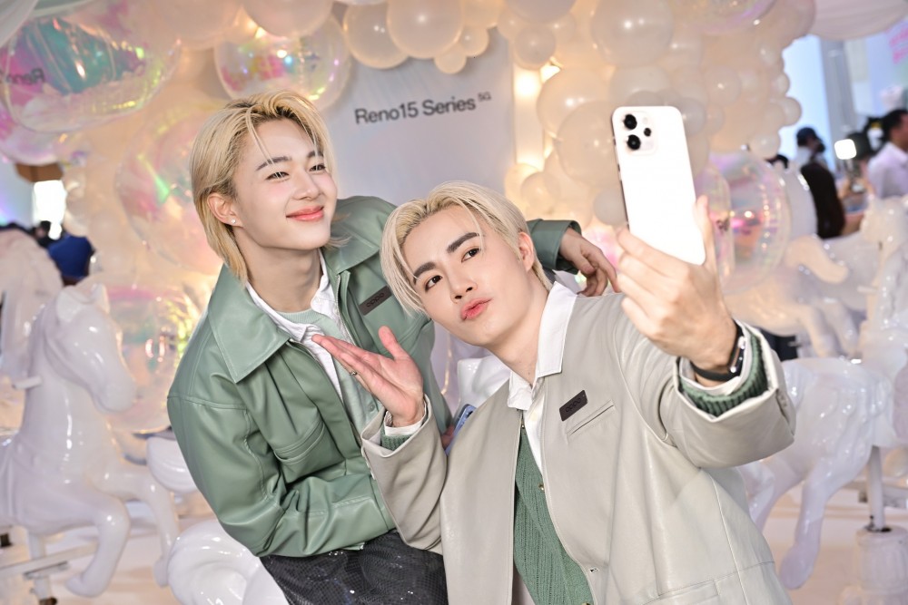 เมื่อสมาร์ทโฟนคือเพื่อนซี้สายคอนเทนต์ OPPO Reno15 Series 5G ชวนไอดอล Gen Z สร้างช็อตเทรนดี้ไม่ตกเฟรม