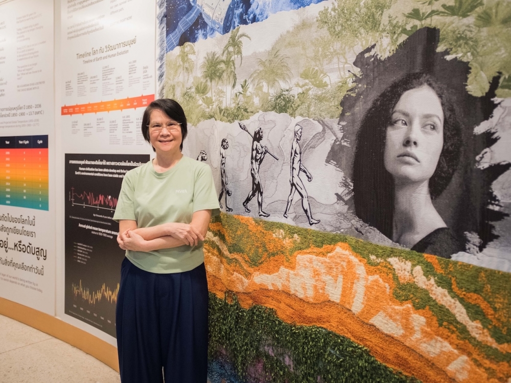 คุณรติยา จันทรเทียร กรรมการผู้จัดการ บริษัท เท็กซ์ไทล์ แกลลอรี่ จำกัด