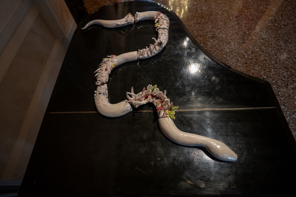 Soe Yu Nwe, Pink Serpent, 2018 at SMC 2026, Venice