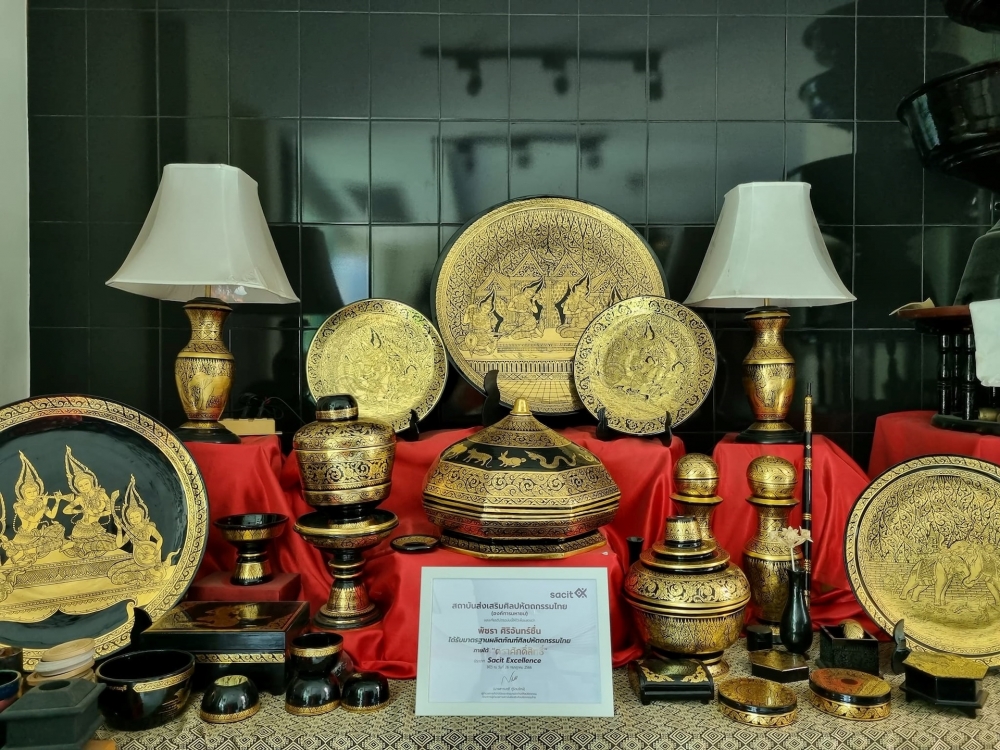 เครื่องเขินที่ใช้ในงานประเพณี