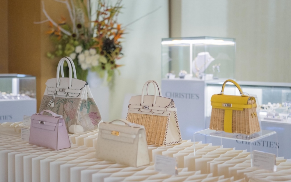 Hermes bags at Christie's auction