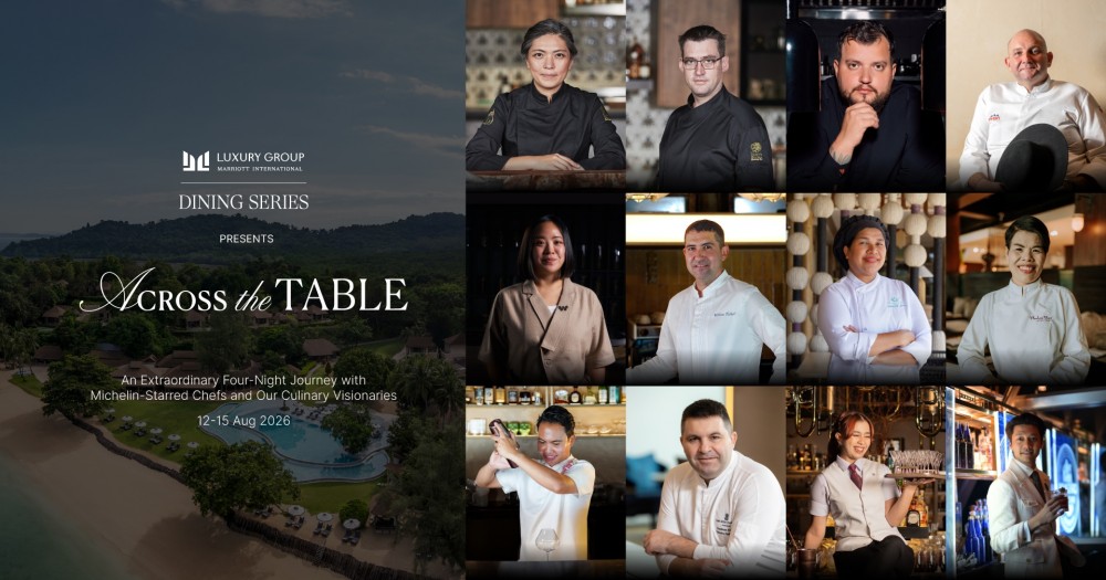 "Across the Table" — Iconic Chefs Come Together for Luxury Dining Series at The Naka Island, Phuket