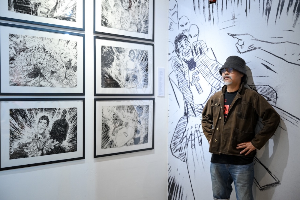 บุญเชิด เช็มเงิน visualise artist /BACC/Spesk UP